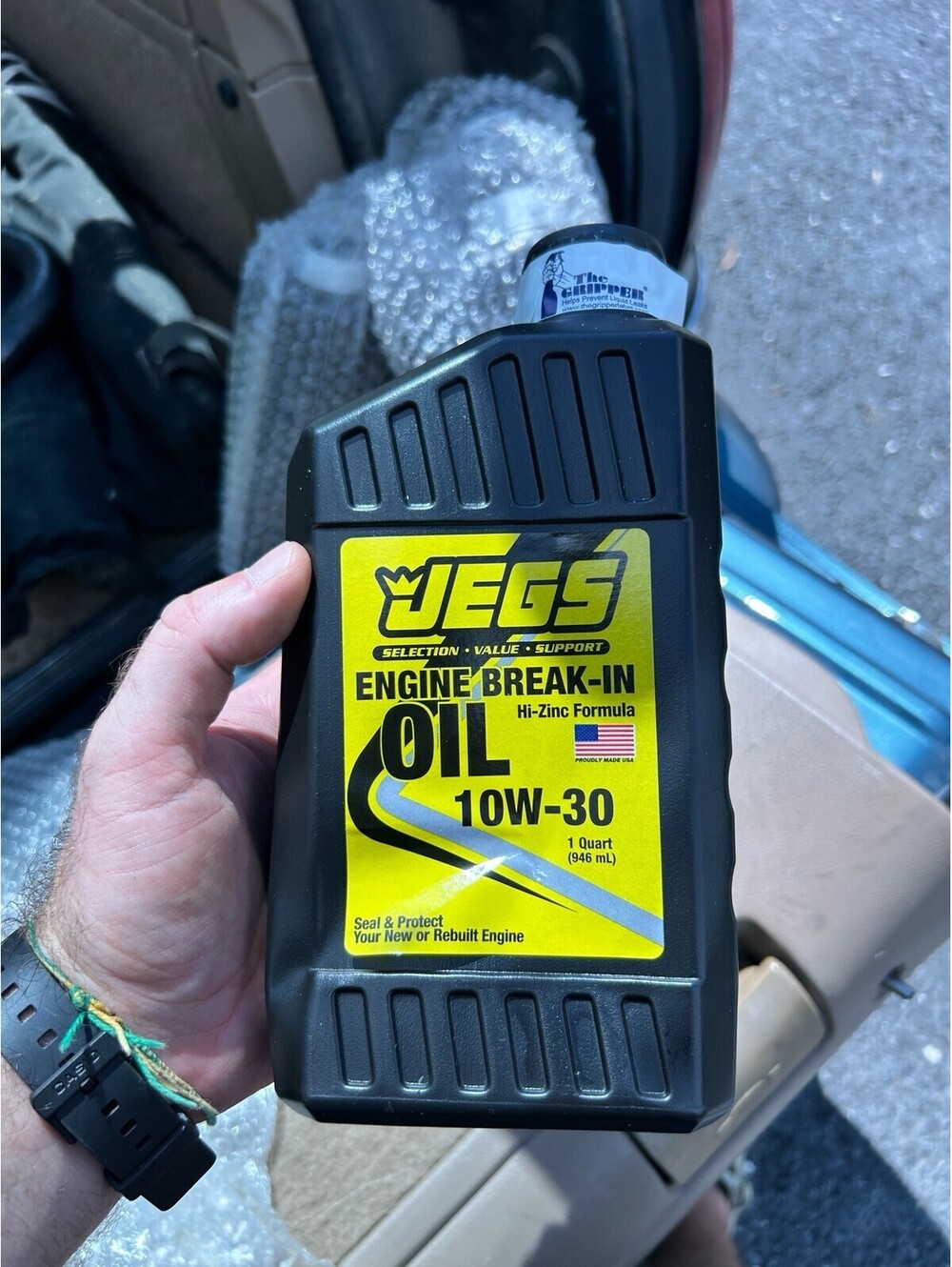 JEGS 10W-30 Engine Break-In Oil High Zinc ZDDP 1 Quart Lot of 5 28067